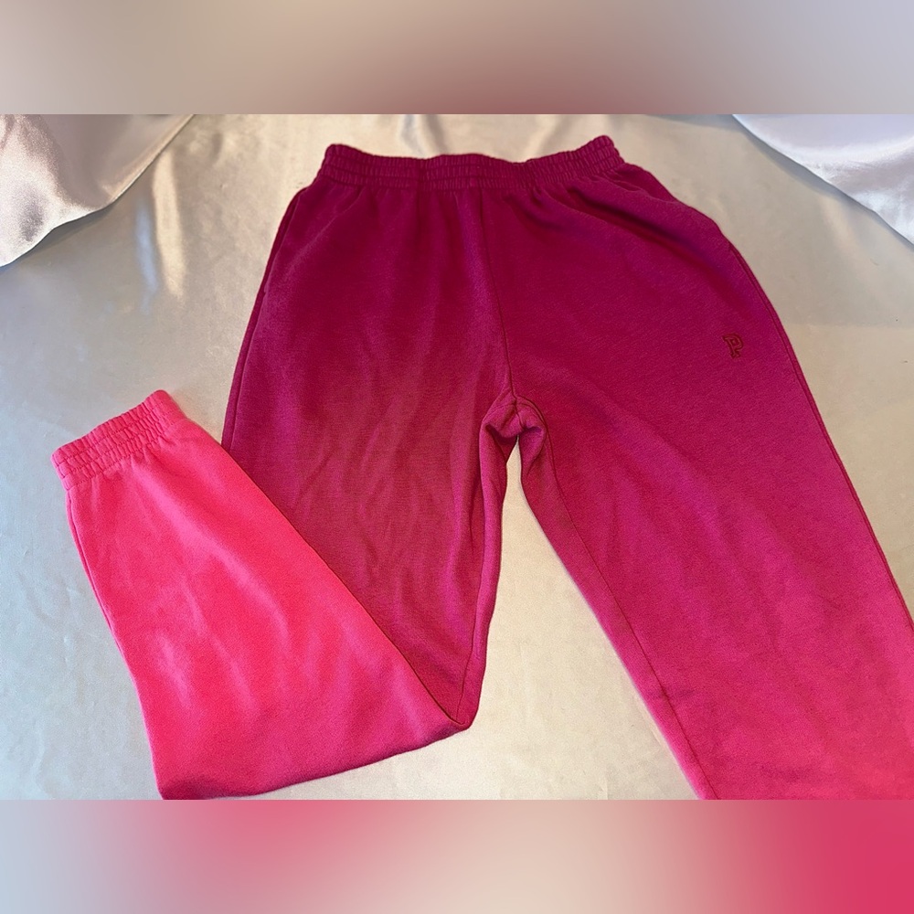 Victorias Secret Pink Campus Jogger High Waist Ombré Pink & Purple Small NWT
